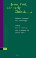 Cover: Jesus, Paul, and Early Christianity - Brill