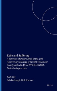 Enlarge image Cover: Exile and Suffering - Brill