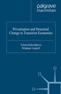 Cover: Privatisation and Structural Change in Transition Economies - Palgrave Macmillan