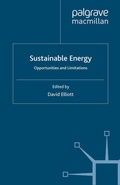 Cover: Sustainable Energy - Palgrave Macmillan