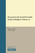 Cover: Research in the Social Scientific Study of Religion, Volume 20 - Brill