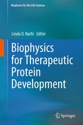 Cover: Biophysics for Therapeutic Protein Development - Springer