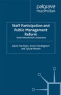 Cover: Staff Participation and Public Management Reform - Palgrave Macmillan