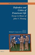 Cover: Defenders and Critics of Franciscan Life - Brill
