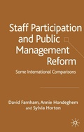 Cover: Staff Participation and Public Management Reform - Palgrave Macmillan