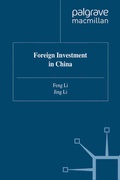 Cover: Foreign Investment in China - Palgrave Macmillan