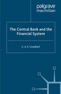 Cover: The Central Bank and the Financial System - Palgrave Macmillan