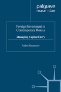 Cover: Foreign Investment in Contemporary Russia - Palgrave Macmillan