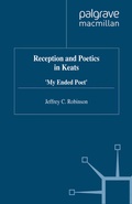 Cover: Reception and Poetics in Keats - Palgrave Macmillan