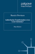 Abbildung von: Russia's Provinces - Palgrave Macmillan