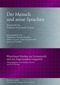 Cover: Der Mensch und seine Sprachen - Peter Lang Verlag