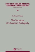 Cover: The Structure of Chaucer's Ambiguity - Peter Lang Verlag