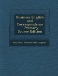 Cover: Business English and Correspondence - Nabu Press