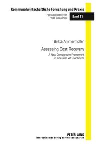 Enlarge image Cover: Assessing Cost Recovery - Peter Lang Verlag