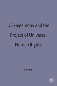 Enlarge image Cover: US Hegemony and the Project of Universal Human Rights - Palgrave Macmillan