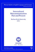 Cover: Intercultural Miscommunication Past and Present - Peter Lang Verlag