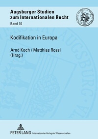 Abbildung von: Kodifikation in Europa - Peter Lang Verlag