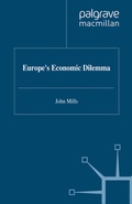 Cover: Europe's Economic Dilemma - Palgrave Macmillan