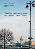 Cover: Embedding Mediation in Society - Peter Lang Verlag