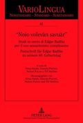 Cover: &laquo;Noio volev&agrave;n savu&agrave;r&raquo; - Peter Lang Verlag