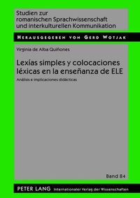 Abbildung von: Lexías simples y colocaciones léxicas en la enseñanza de ELE - Peter Lang Verlag