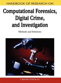 Enlarge image Cover: Handbook of Research on Computational Forensics, Digital Crime, and Investigation - Information Science Reference