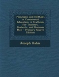 Cover: Principles and Methods in Commercial Education - Nabu Press