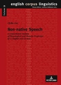 Cover: Non-native Speech - Peter Lang Verlag