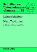 Cover: Next Taylorism - Peter Lang Verlag