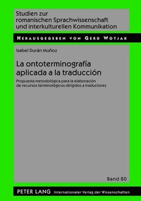 Abbildung von: La ontoterminografía aplicada a la traducción - Peter Lang Verlag