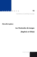 Cover: Les &laquo;Pastorales&raquo; de Longos - Peter Lang Verlag
