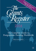 Cover: The Grants Register 2014 - Palgrave Macmillan