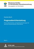 Cover: Prognoseberichterstattung - Peter Lang Verlag