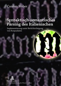 Abbildung von: Syntaktisch-semantisches Parsing des Italienischen - Peter Lang Verlag