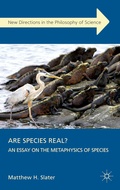 Cover: Are Species Real? - Palgrave Macmillan