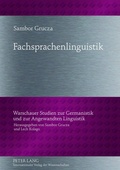 Cover: Fachsprachenlinguistik - Peter Lang Verlag