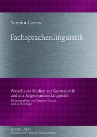 Abbildung von: Fachsprachenlinguistik - Peter Lang Verlag