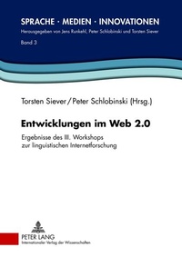 Enlarge image Cover: Entwicklungen im Web 2.0 - Peter Lang Verlag