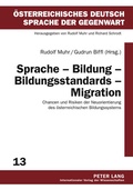 Cover: Sprache - Bildung - Bildungsstandards - Migration - Peter Lang Verlag