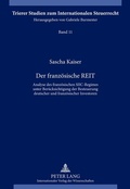 Cover: Der franz&ouml;sische REIT - Peter Lang Verlag