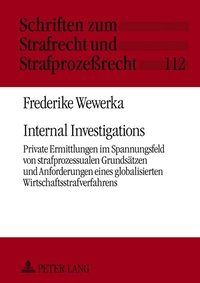 Abbildung von: Internal Investigations - Peter Lang Verlag