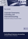 Cover: Corporate Governance, Controlling und Unternehmenserfolg - Peter Lang Verlag