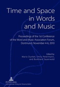 Cover: Time and Space in Words and Music - Peter Lang Verlag