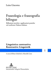 Abbildung von: Fraseologia e fraseografia bilingue - Peter Lang Verlag
