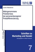 Cover: Wahrgenommene Preisfairness bei personenbezogener Preisdifferenzierung - Peter Lang Verlag