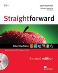 Cover: Straightforward 2nd Edition Intermediate Level Workbook with key & CD Pack - Macmillan Education