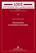Cover: Dynamicity in Emotion Concepts - Peter Lang Verlag