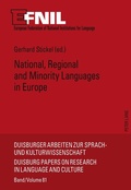 Cover: National, Regional and Minority Languages in Europe - Peter Lang Verlag