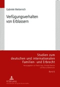 Cover: Verfuegungsverhalten von Erblassern - Peter Lang Verlag
