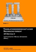 Cover: Translationswissenschaftlicher Nachwuchs forscht - Peter Lang Verlag